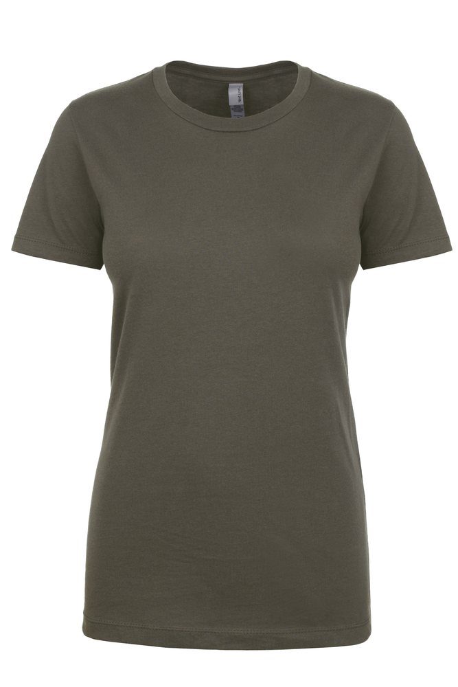 Designed just for her, our Women's T-shirt offers a feminine fit with shorter sleeves and premium details like side seams for shape retention and a set-in 1x1 Baby Ribbed crew neckline. Made from 100% combed ring-spun cotton with great shape retention.  It's a casual attitude makes this T-shirt a collection staple that gets better wear after wear.