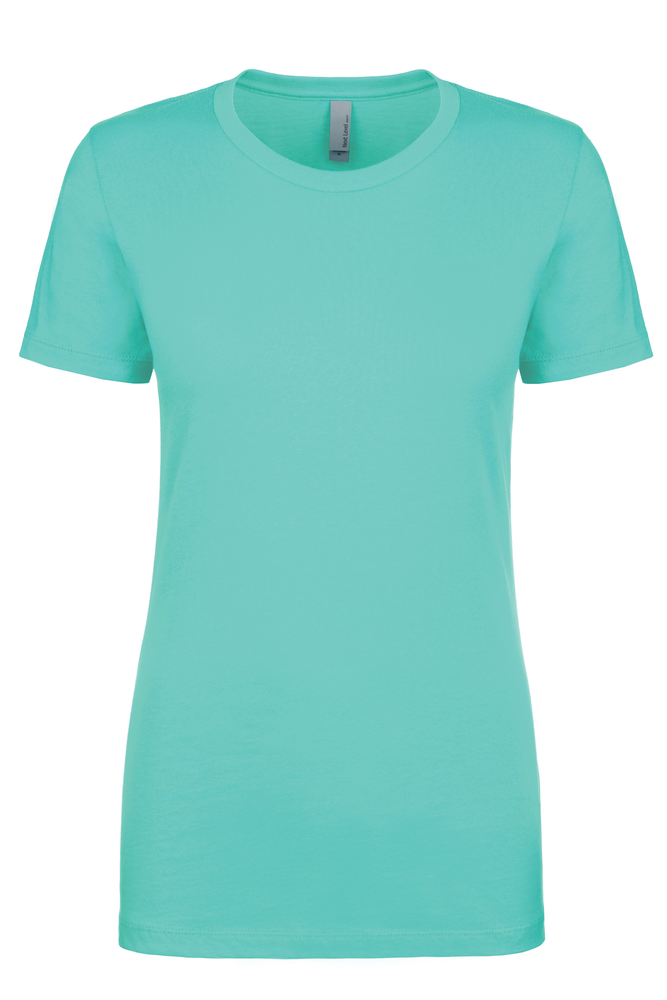Tahiti Blue Women's Cotton T Shirt - 3900 | Next Level Apparel