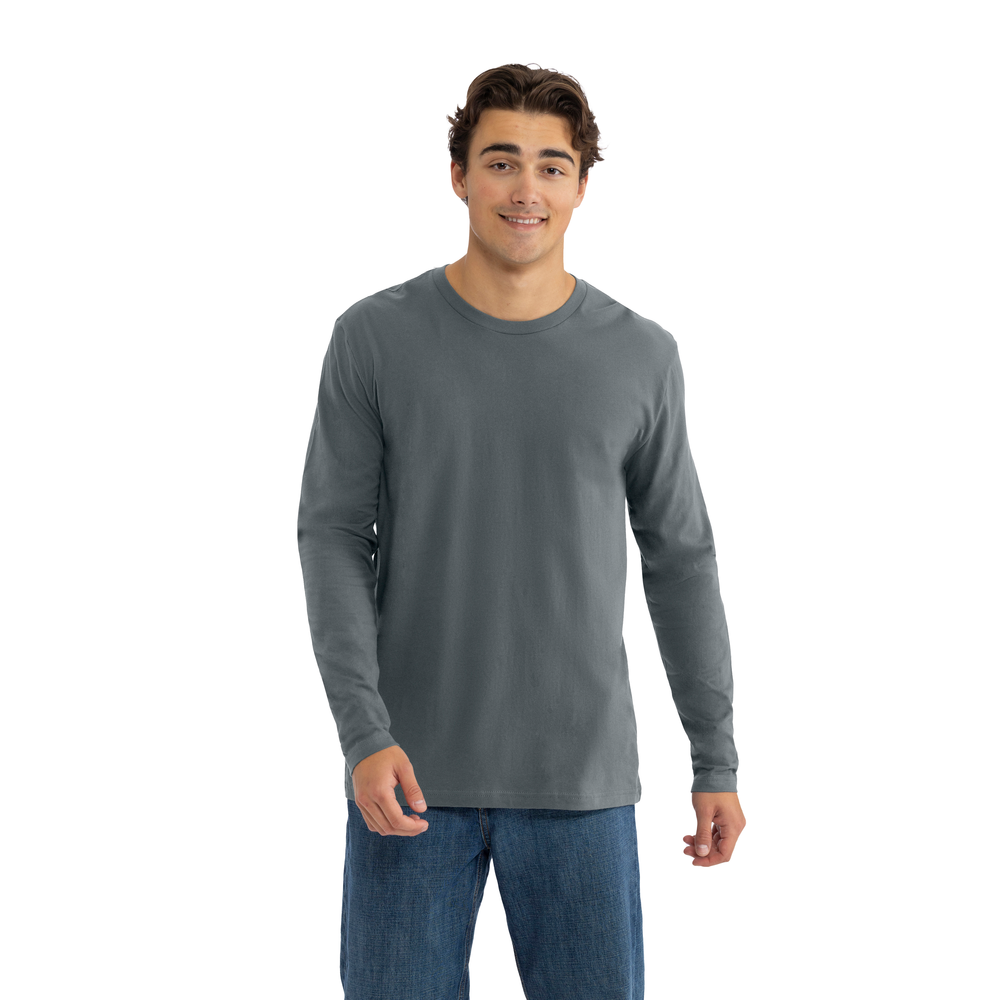 Cotton Long Sleeve T-Shirt - Heavy Metal | 3601 | NLA