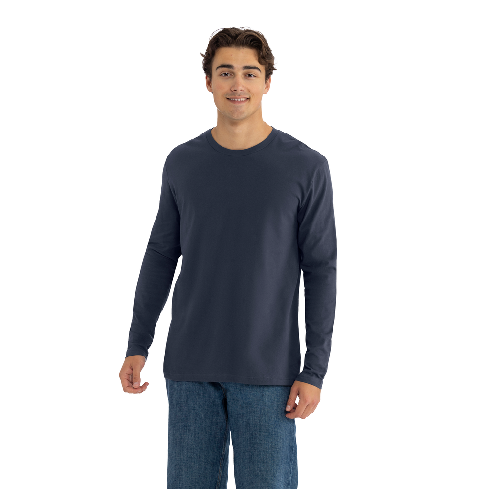 Made from our soft, premium 100% combed ring-spun cotton. It's lightweight for great mobility. Get a classic everyday look with elevated comfort.