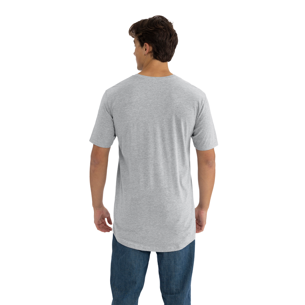 Our classic premium cotton tee with a longer length. Made from our combed and ring-spun cotton to give an everyday look with elevated comfort.