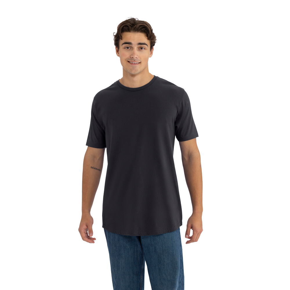 3602 Cotton Long Body T-Shirt Black | Next Level Apparel