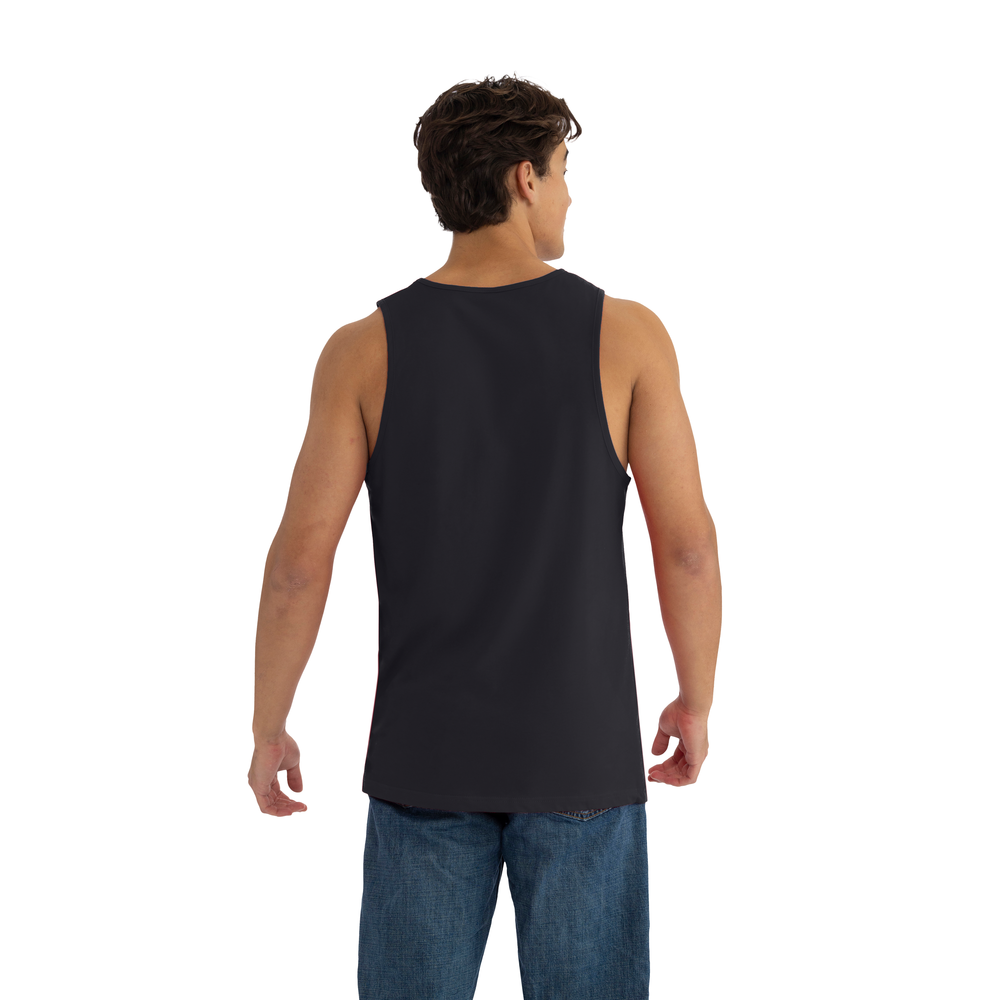 Elevated comfort on our 100% combed ring-spun cotton muscle tank. Offers great mobility for active lifestyles and ease of printability