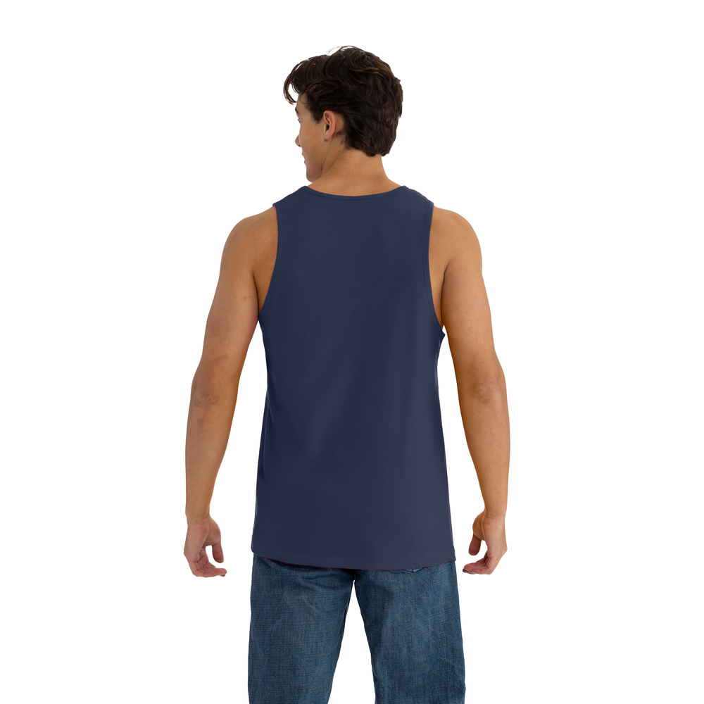 Elevated comfort on our 100% combed ring-spun cotton muscle tank. Offers great mobility for active lifestyles and ease of printability