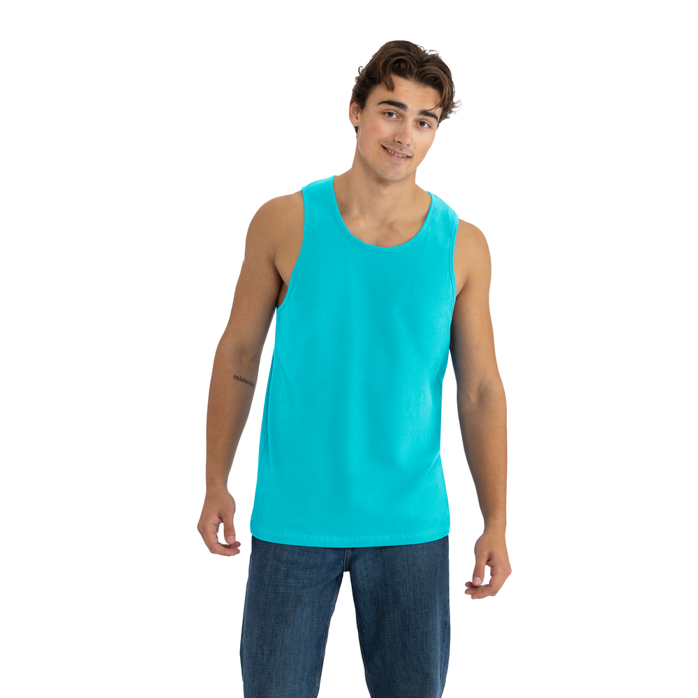 Elevated comfort on our 100% combed ring-spun cotton muscle tank. Offers great mobility for active lifestyles and ease of printability