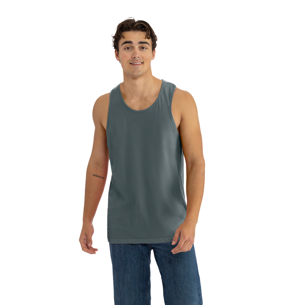 Elevated comfort on our 100% combed ring-spun cotton muscle tank. Offers great mobility for active lifestyles and ease of printability