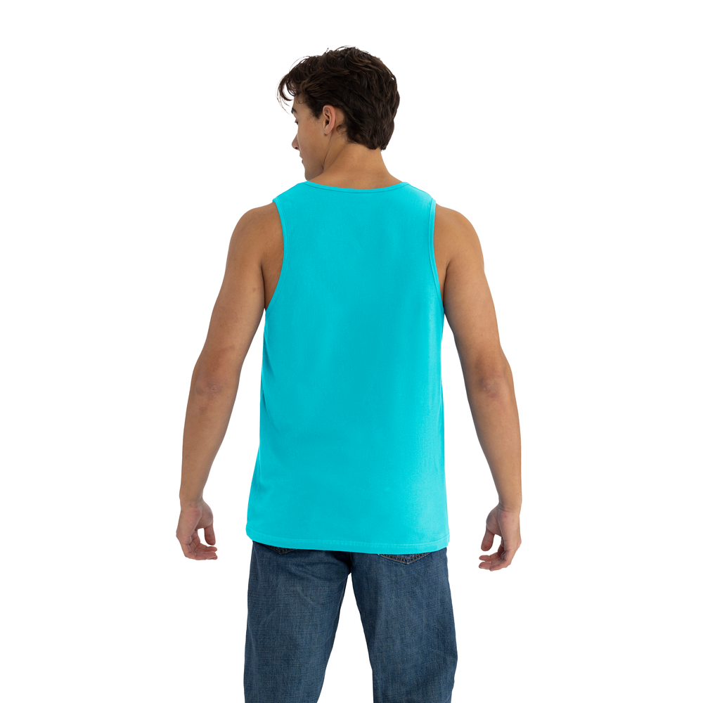 Elevated comfort on our 100% combed ring-spun cotton muscle tank. Offers great mobility for active lifestyles and ease of printability
