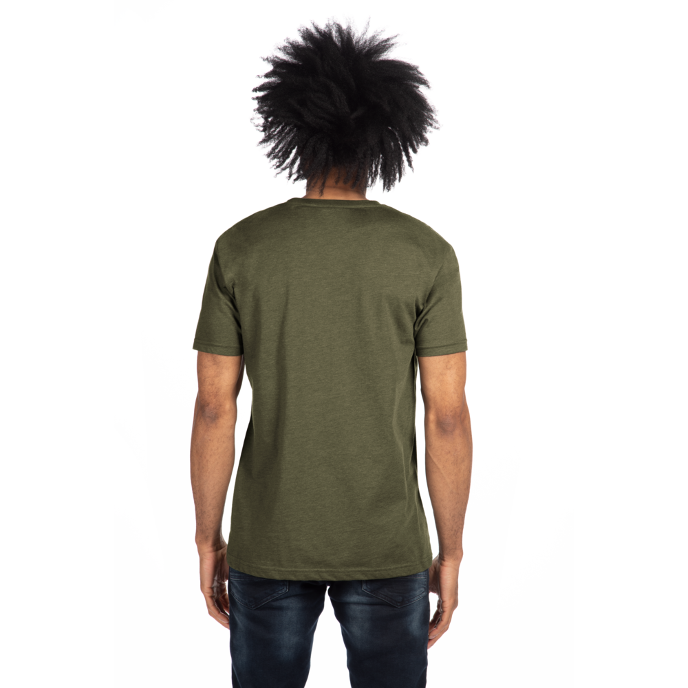 Our CVC's retail cut, softness, and breathability elevates a classic v-neck. Offers durability and comfortability in one tee, get a versatile piece that provides consistent fit and comfort after every wash.