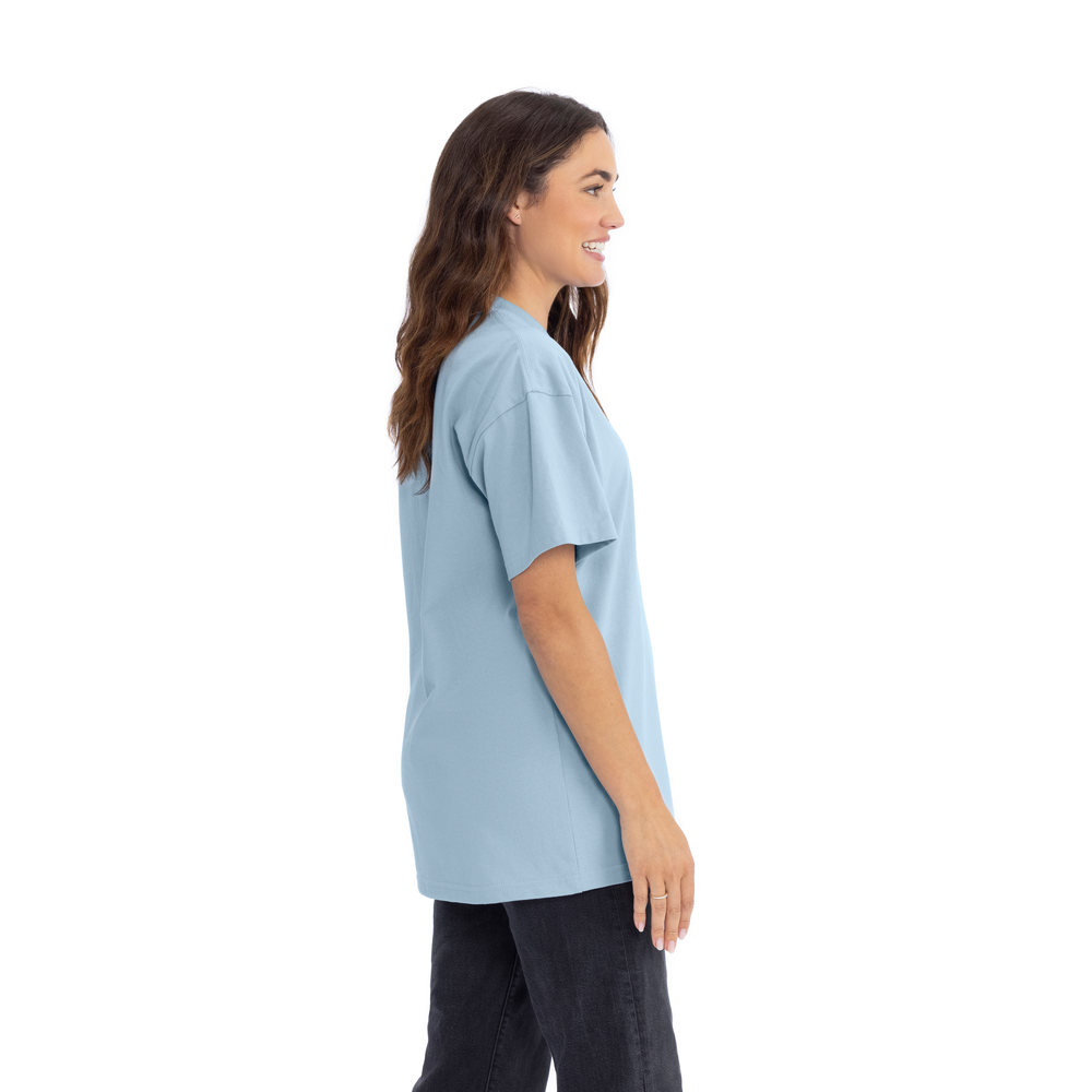 7200 Heavyweight T-Shirt in Stonewash Denim | Next Level Apparel