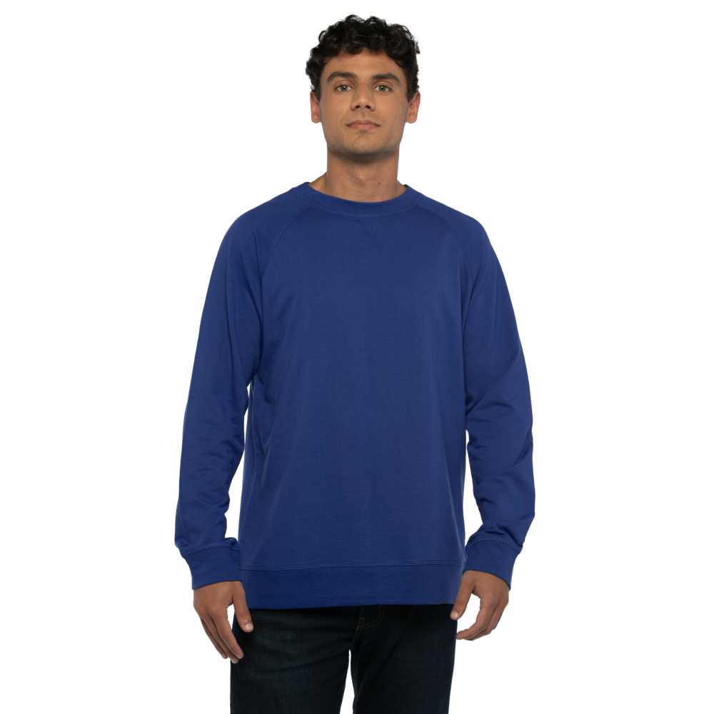 Comfortable pullover crew with French Terry body inspired by surf and skate culture. Part of our Beach Fleece collection, keep it casual cool with this laid-back piece.