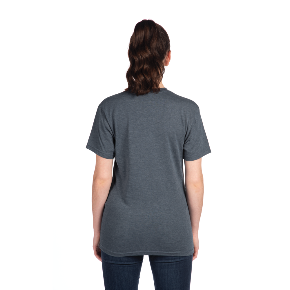 Our Tri-Blend T-shirt is about as soft as they come, just like the rest of our Tri-Blend Collection. Get a classic fit and style with a silky hand-feel and great drape, stretch and recovery.