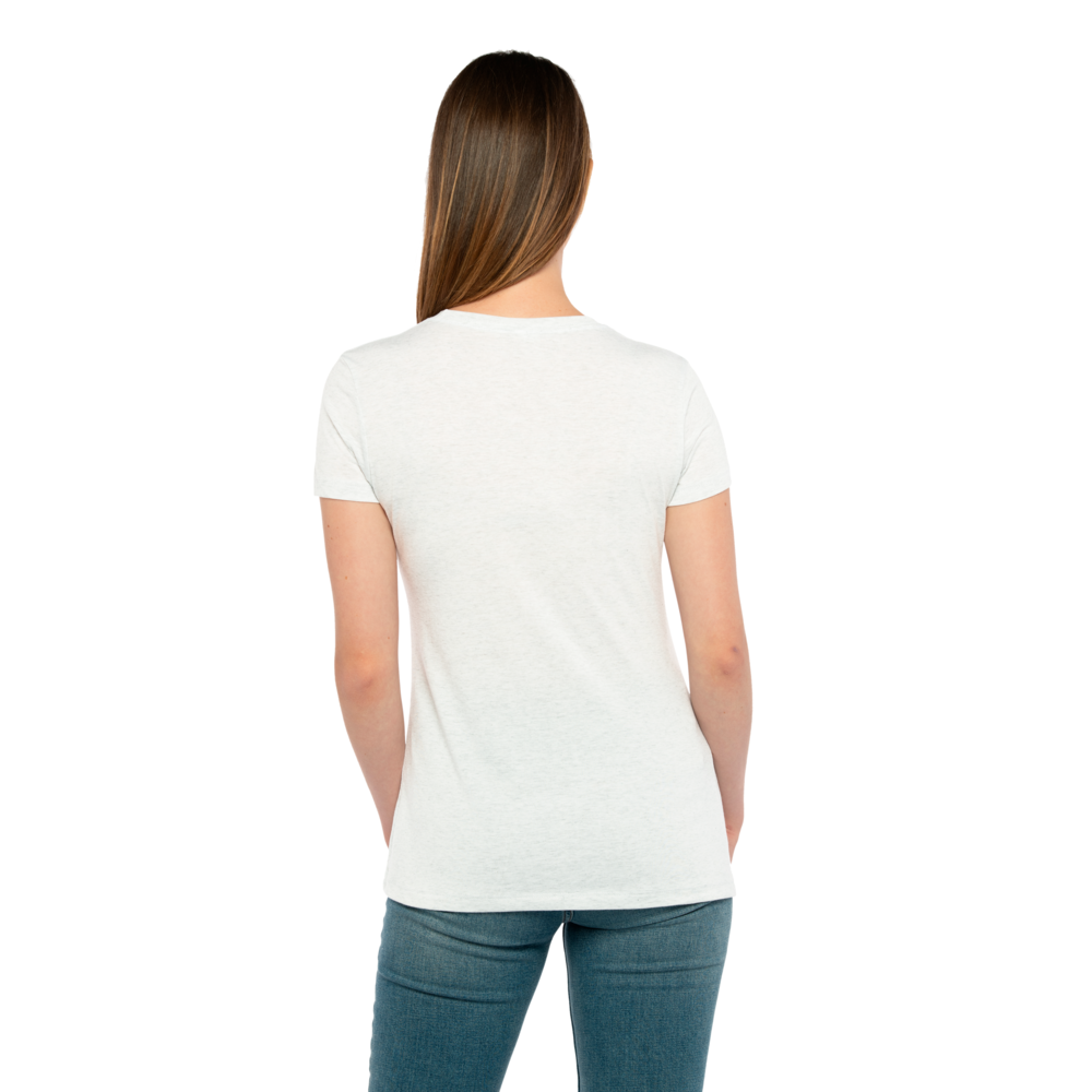 Heather White Women's Tri-Blend T-Shirt - 6710 | Next Level