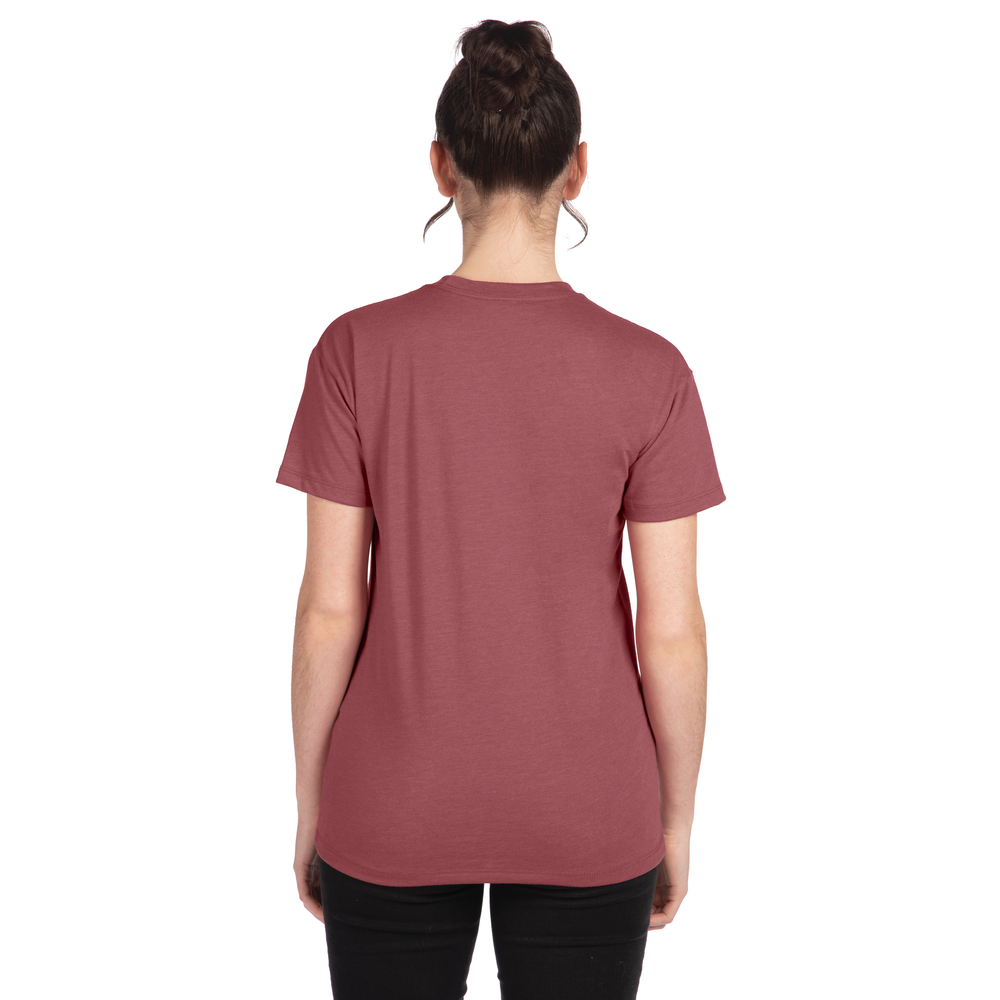 Thoughtfully designed for those who want a more relaxed fit than our popular 6610 cut, while still offering gentle contouring for a feminine fit.  The 6600 offers side seams and 3/8 shoulder-to-shoulder self binding for shape retention.