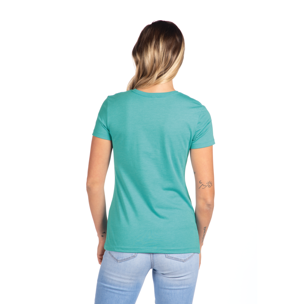 A more curvy and slim cut on our classic tee made from the industry's favorite CVC fabric. Great printability and breathability on this versatile piece.