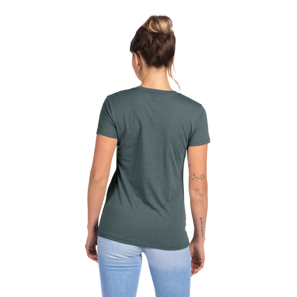 A more curvy and slim cut on our classic tee made from the industry's favorite CVC fabric. Great printability and breathability on this versatile piece.