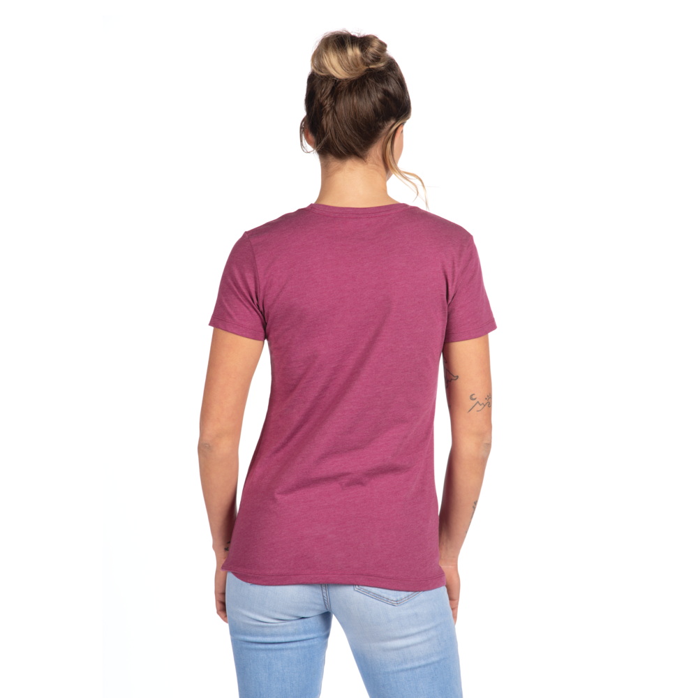A more curvy and slim cut on our classic tee made from the industry's favorite CVC fabric. Great printability and breathability on this versatile piece.