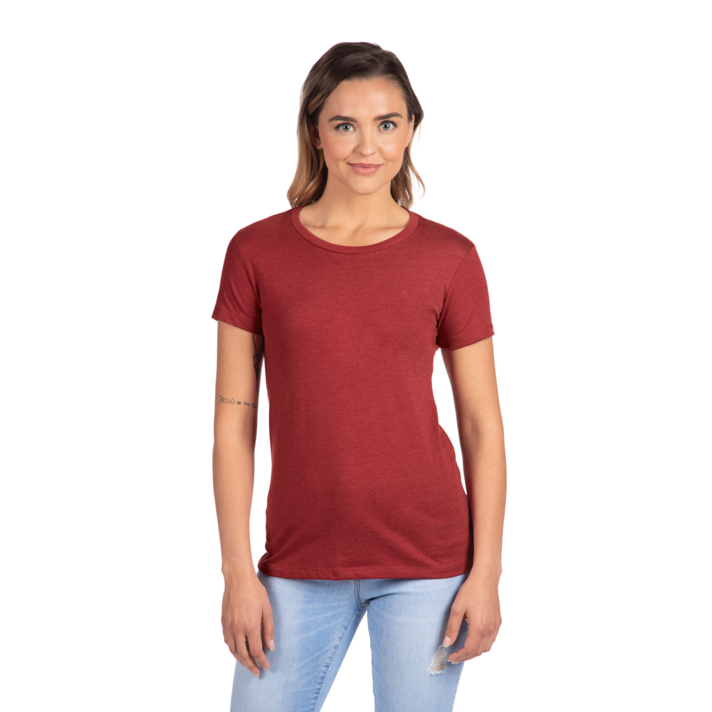 A more curvy and slim cut on our classic tee made from the industry's favorite CVC fabric. Great printability and breathability on this versatile piece.