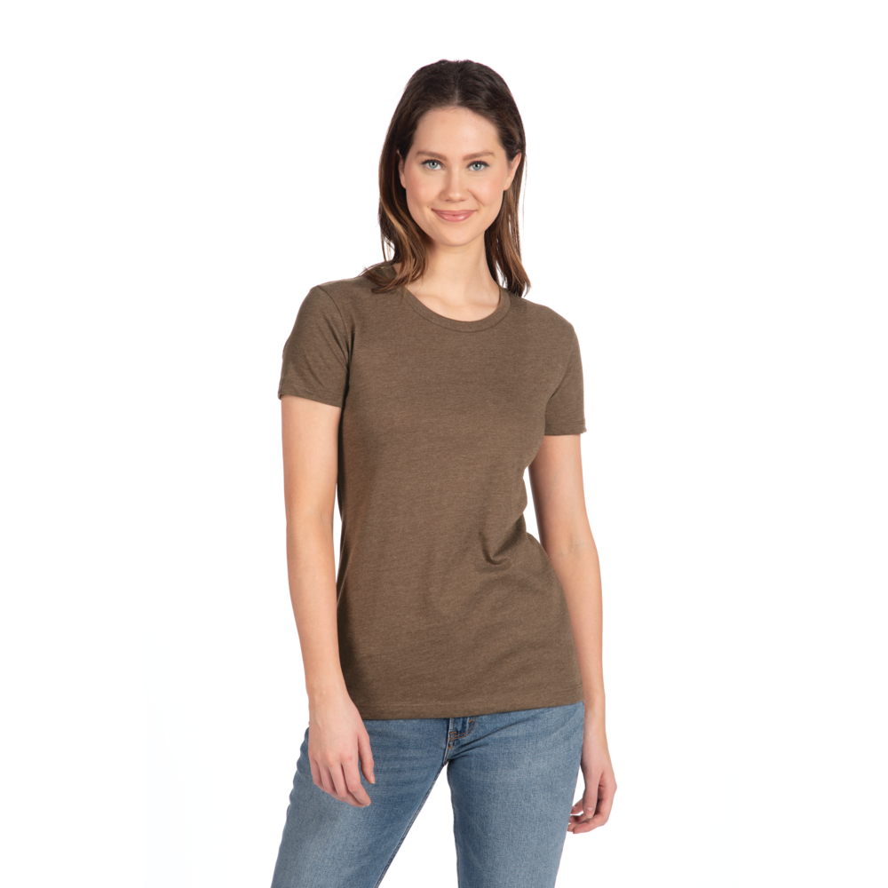 A more curvy and slim cut on our classic tee made from the industry's favorite CVC fabric. Great printability and breathability on this versatile piece.