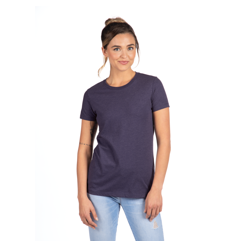 A more curvy and slim cut on our classic tee made from the industry's favorite CVC fabric. Great printability and breathability on this versatile piece.