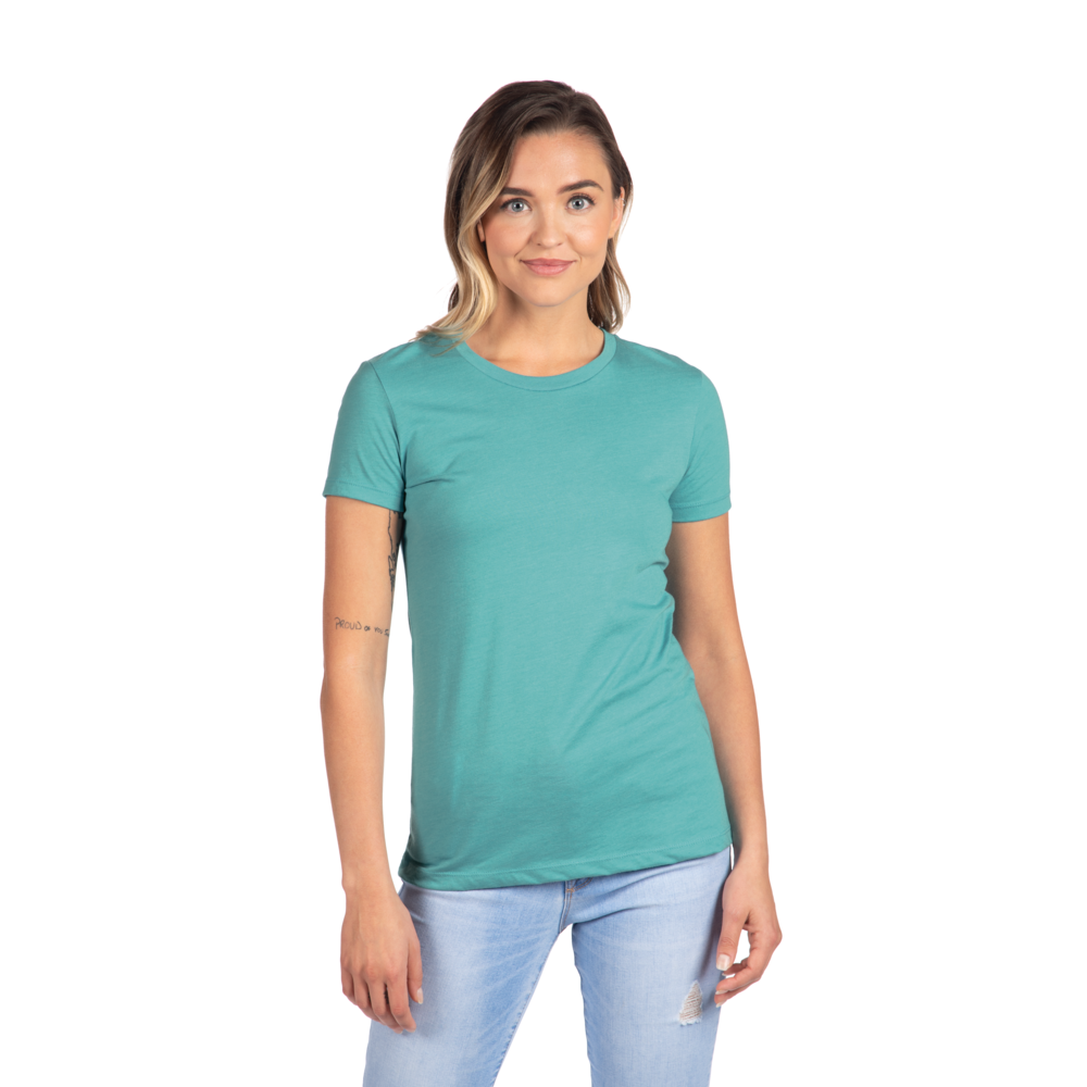A more curvy and slim cut on our classic tee made from the industry's favorite CVC fabric. Great printability and breathability on this versatile piece.