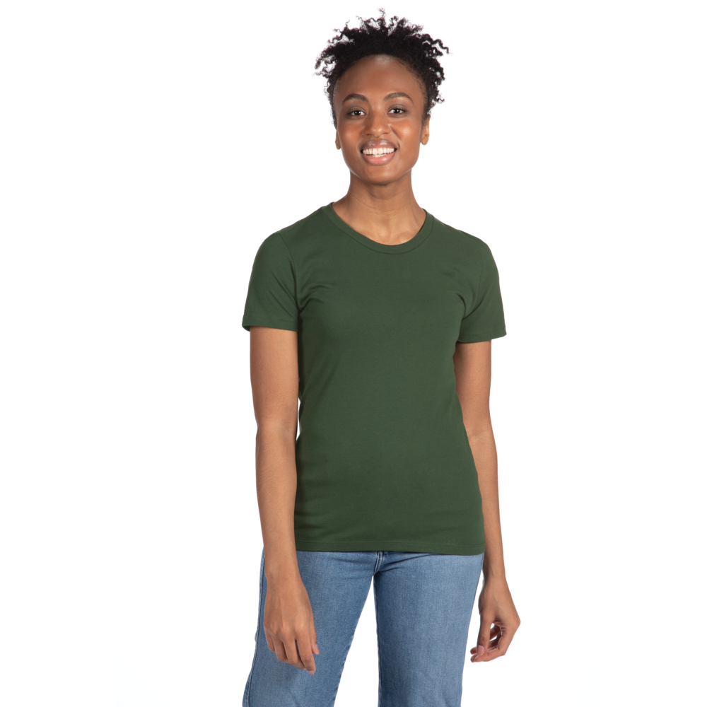 A classic cotton Tee. Made from 100% combed and ring-spun cotton, it's a casual staple with elevated comfort and ease of printability.