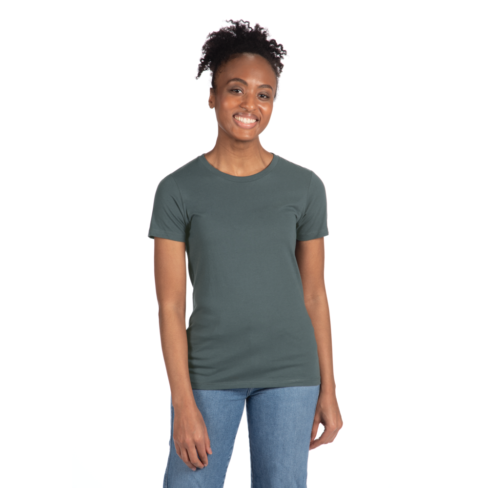 A classic cotton Tee. Made from 100% combed and ring-spun cotton, it's a casual staple with elevated comfort and ease of printability.