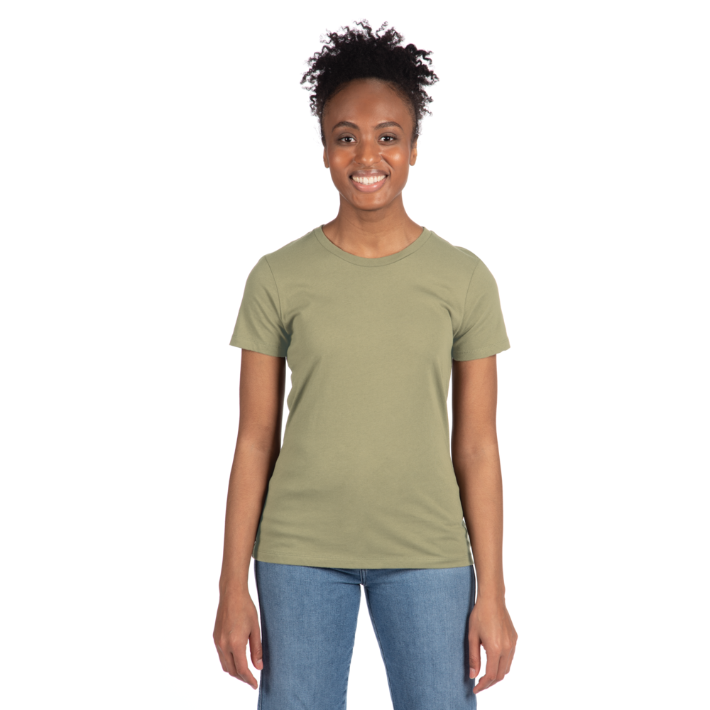 A classic cotton Tee. Made from 100% combed and ring-spun cotton, it's a casual staple with elevated comfort and ease of printability.