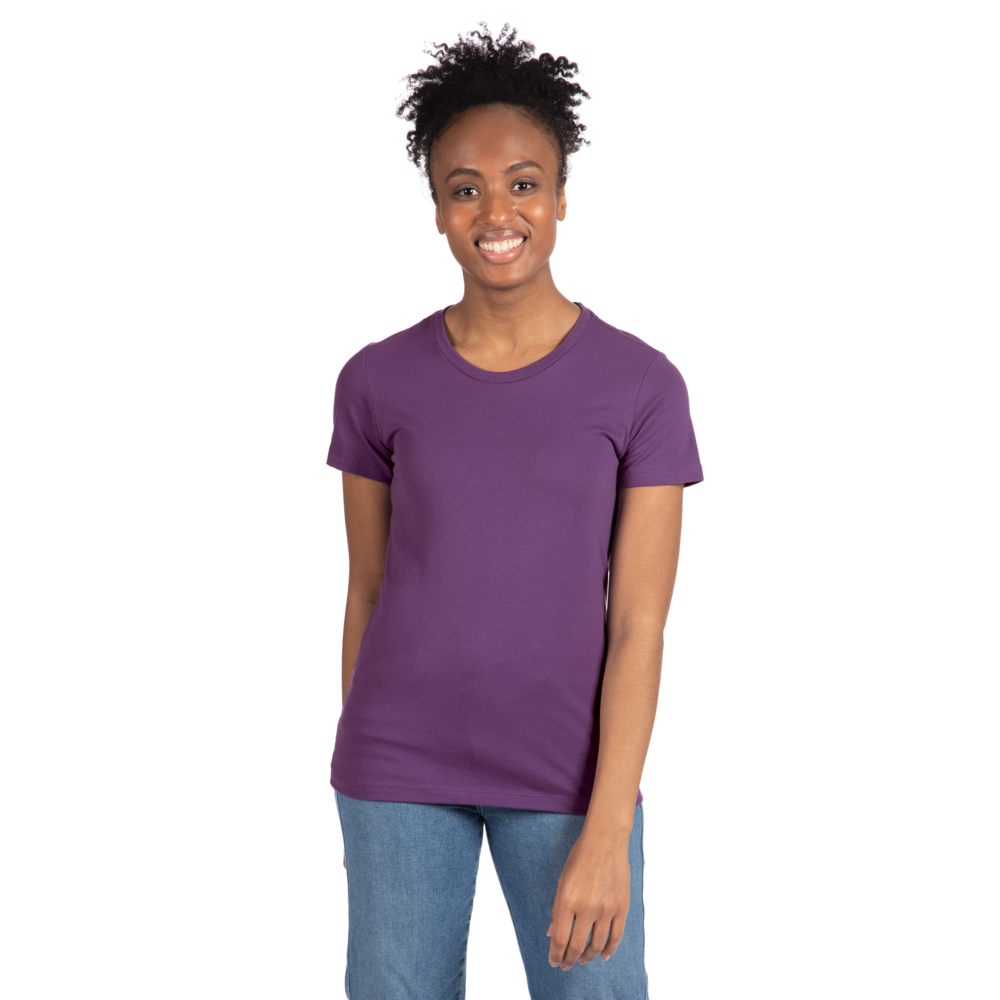 A classic cotton Tee. Made from 100% combed and ring-spun cotton, it's a casual staple with elevated comfort and ease of printability.