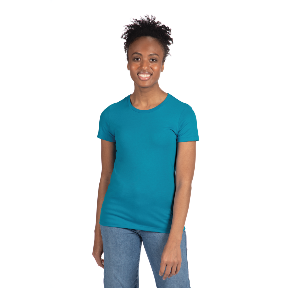 A classic cotton Tee. Made from 100% combed and ring-spun cotton, it's a casual staple with elevated comfort and ease of printability.