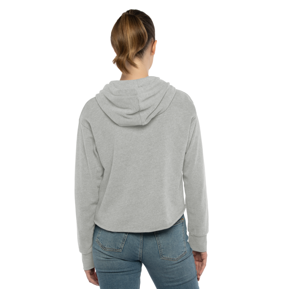 Streetwear inspired cropped hoodie with elevated softness from our buttery soft sueded face that offers smooth printability and comfort. Inside texture is made of our french terry fabric.