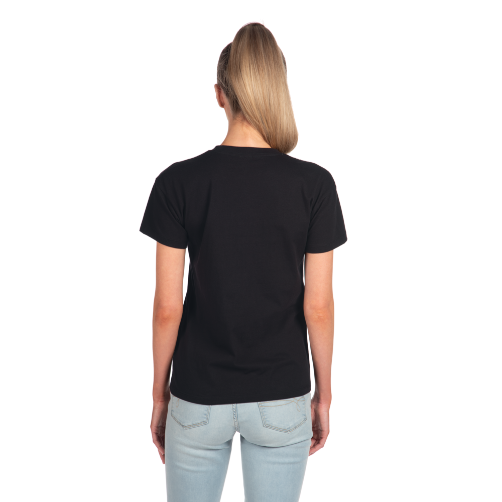 3910 Women's Cotton Relaxed S/S T-shirt Black | Next Level