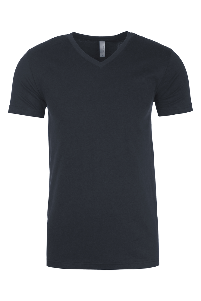 6440 Sueded V-Neck T-Shirt - Midnight Navy | NLA