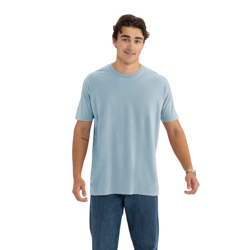 Soft Cotton T-Shirt - Washed Stonewash Denim | 3600 SW | NLA