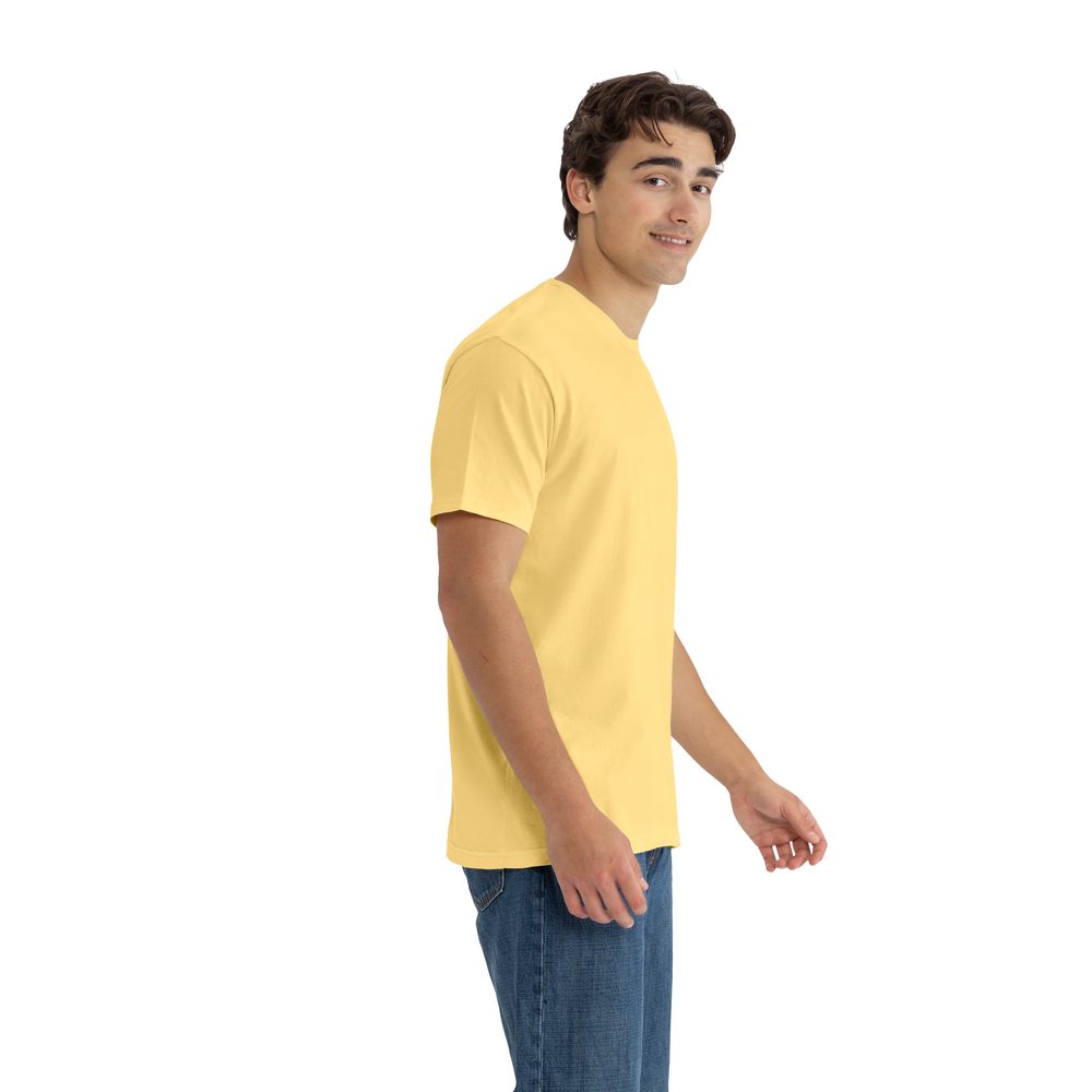 Soft Washed Cotton T-Shirt - Washed Banana Cream