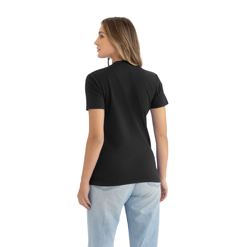 Preshrunk Cotton Bleach Wash T-Shirt Gobi Black and Tan main image 1