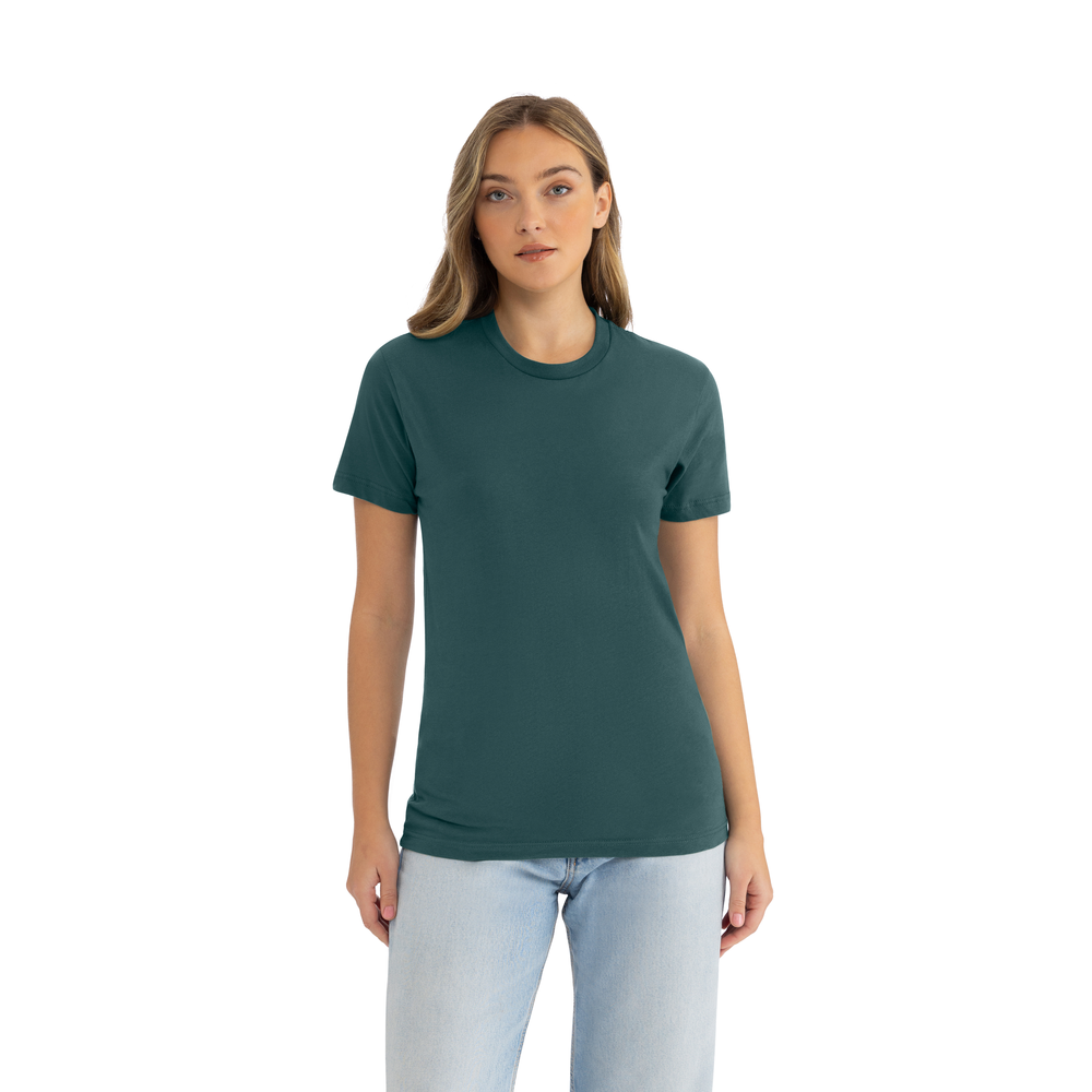 Tシャツ・カットソー K-WAY Men T-shirt Bottle Green K007JE0 V31 Forest Green Cotton T-Shirt - 3600 | Next Level Apparel