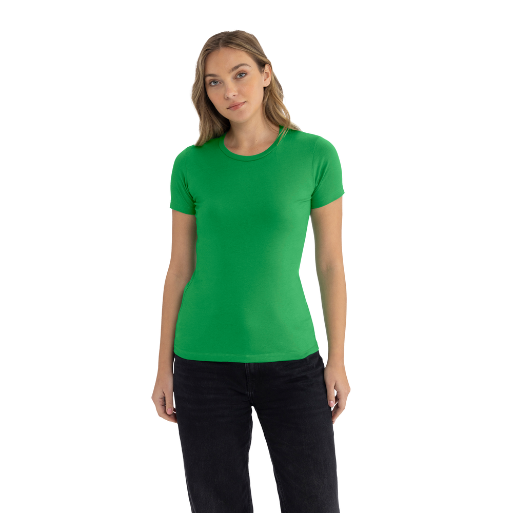 Kelly Green Women's Cotton T Shirt - 3900 | Next Level Apparel