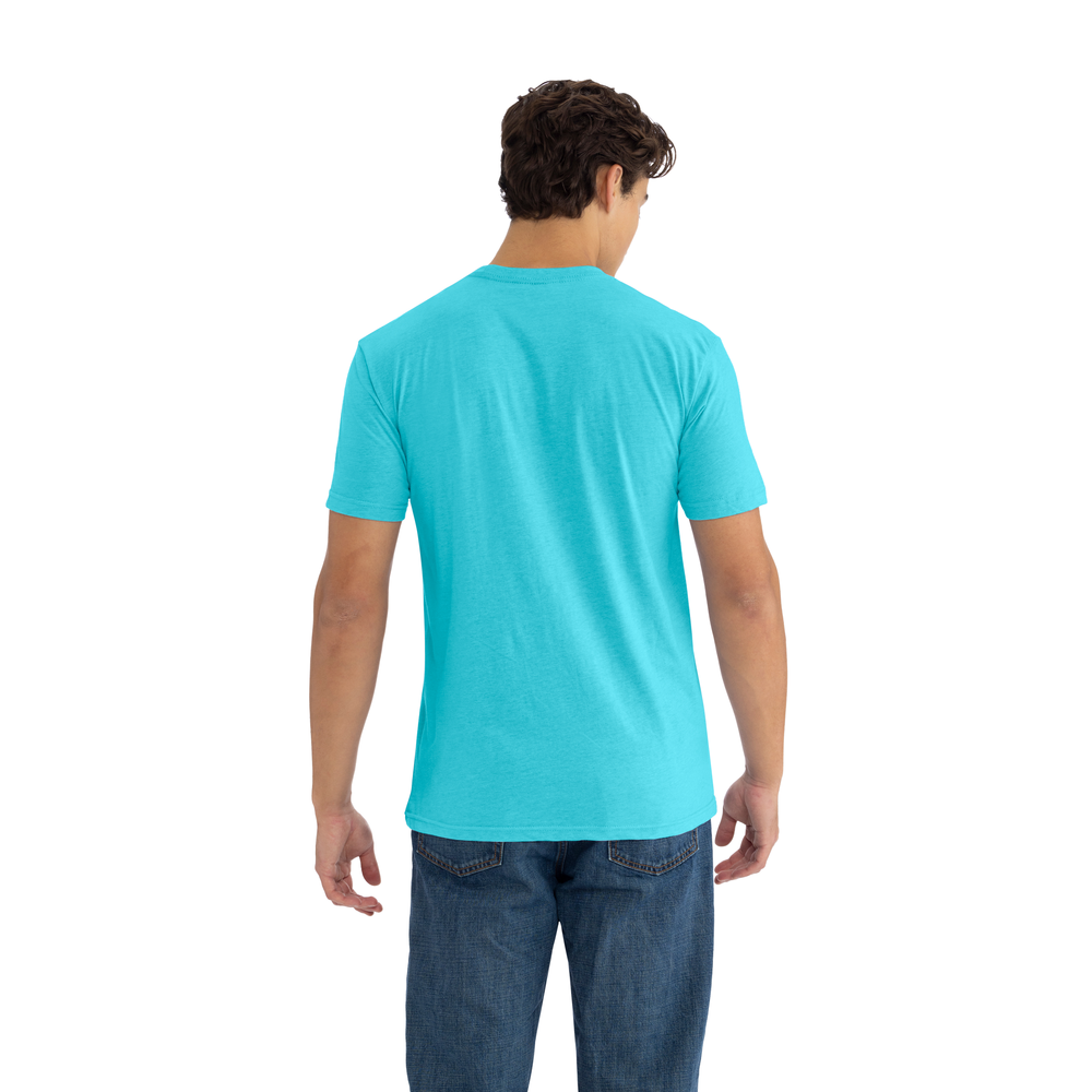 優里フェスローマ数字Tシャツ XL ブルー青 Unisex CVC T-Shirt - Tahiti Blue | 6210 | Next Level Apparel