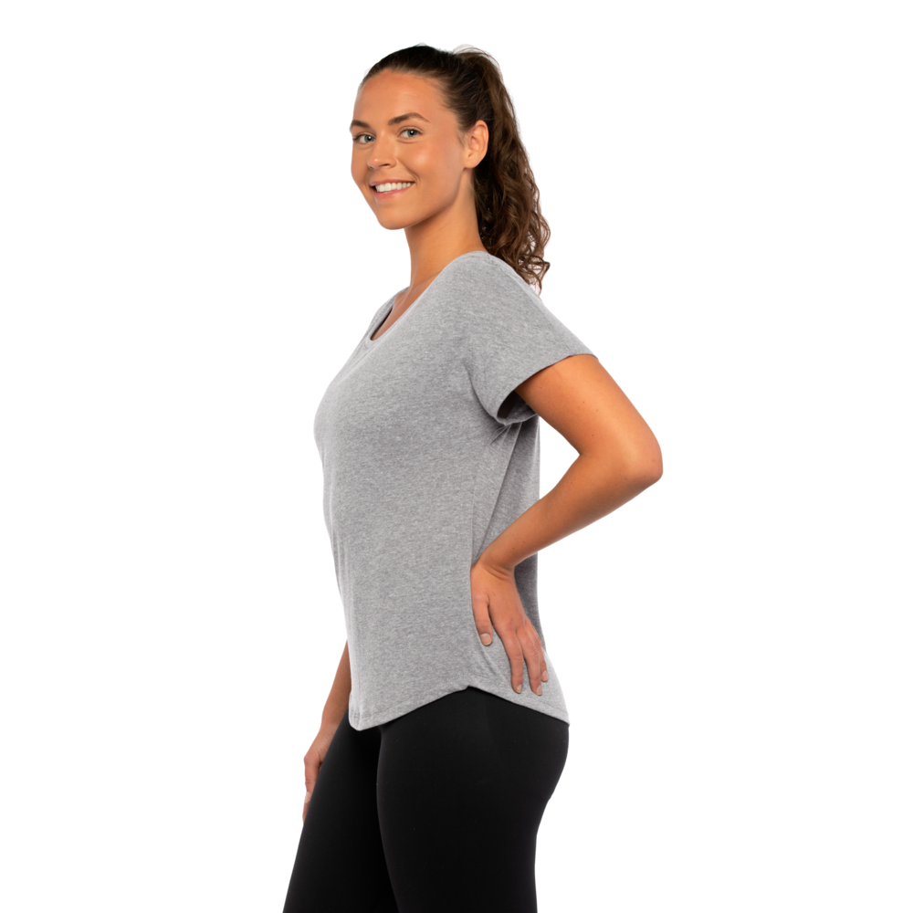 Women's Tri-Blend Dolman T-Shirt - Premium Heather | 6760