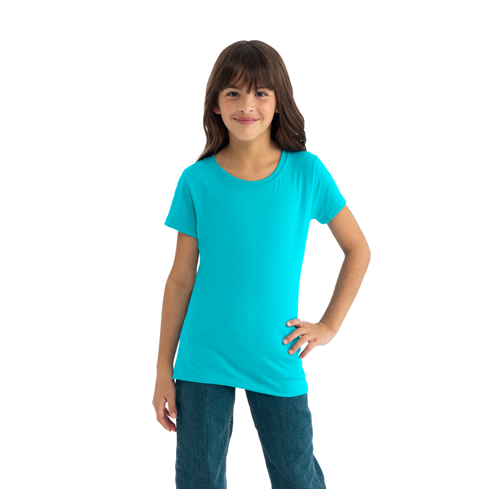 Bondi Blue Youth CVC Princess T Shirt - 3712 | Next Level