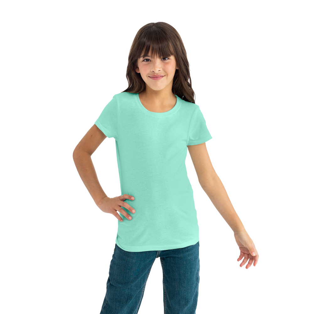 Youth CVC Princess T-Shirt - Mint | 3712 | NLA