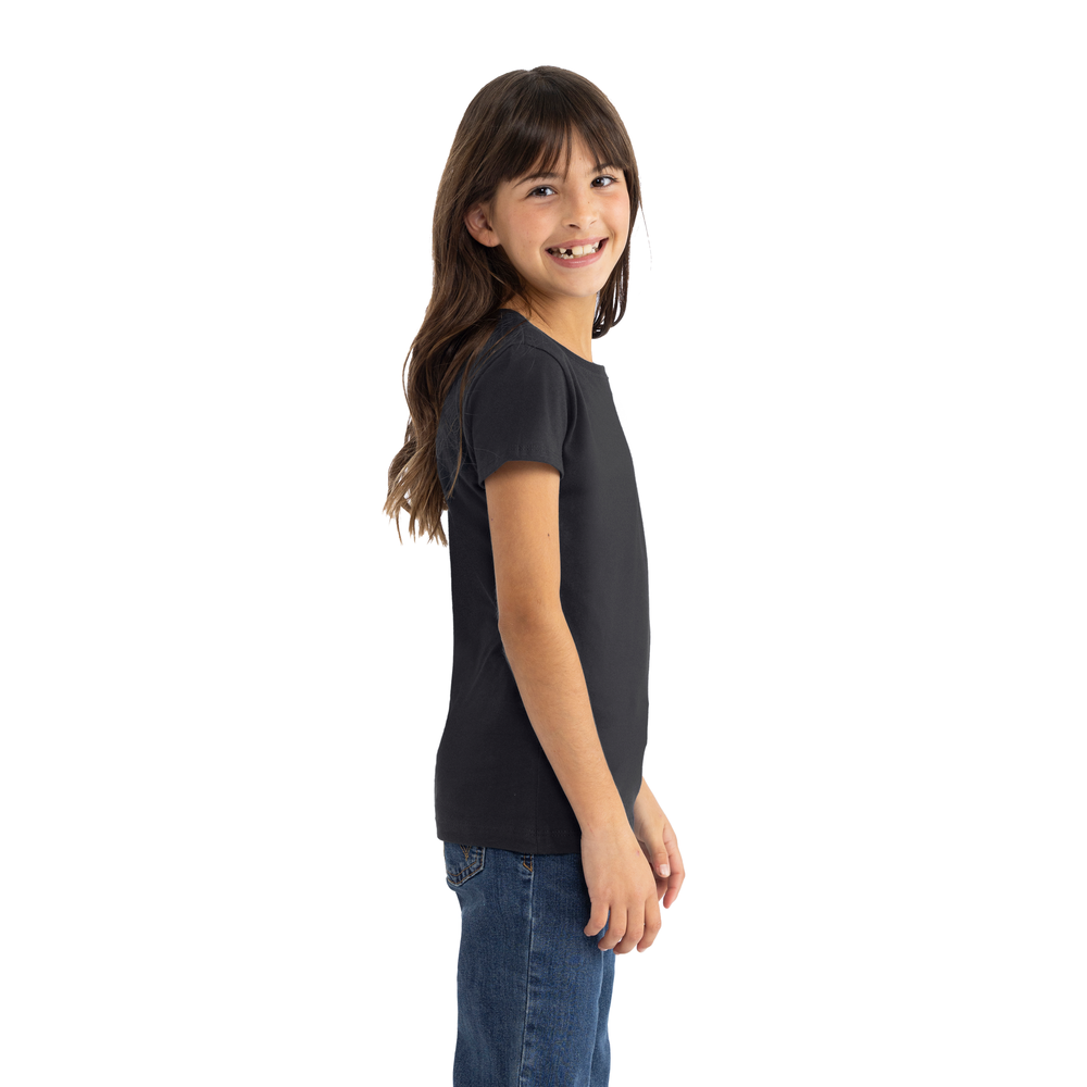Blouse navy rayé à volants fille Blouse navy rayé à volants fille