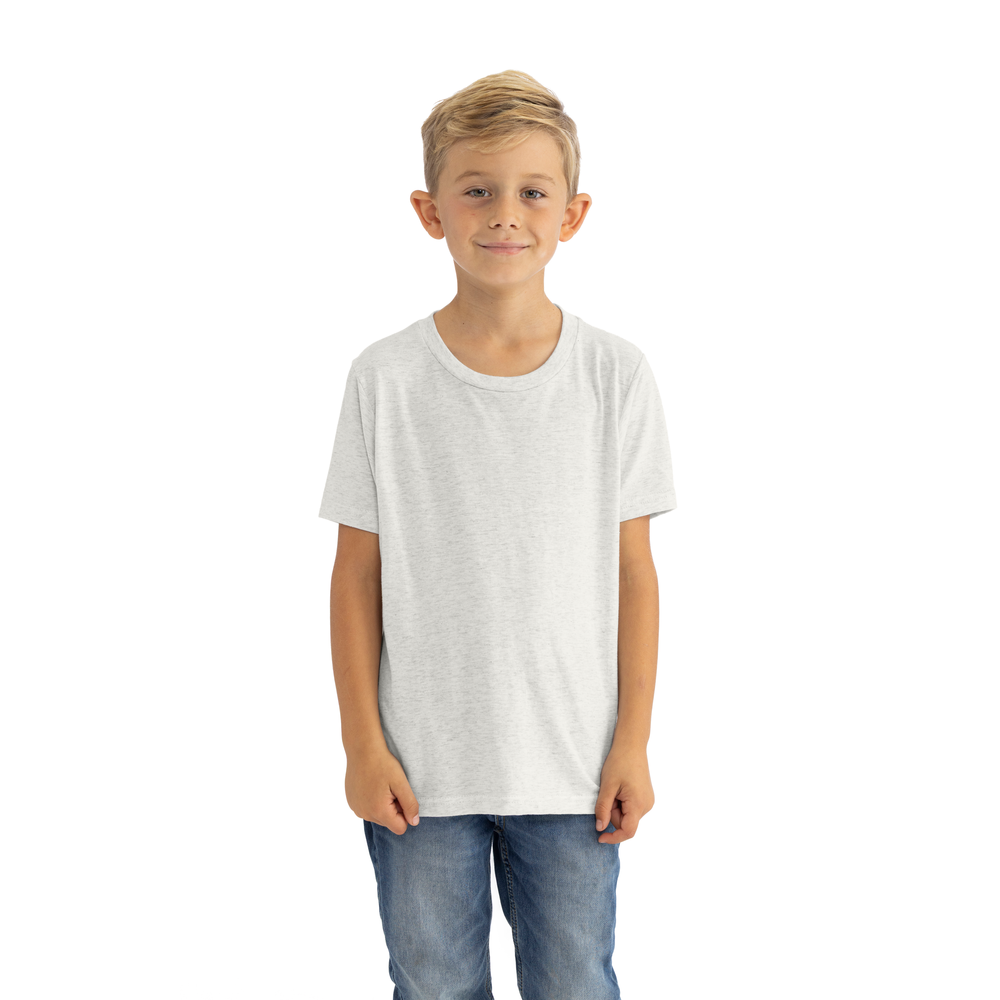 Youth Tri-Blend T-Shirt - Heather White | 6310 | Next Level Apparel